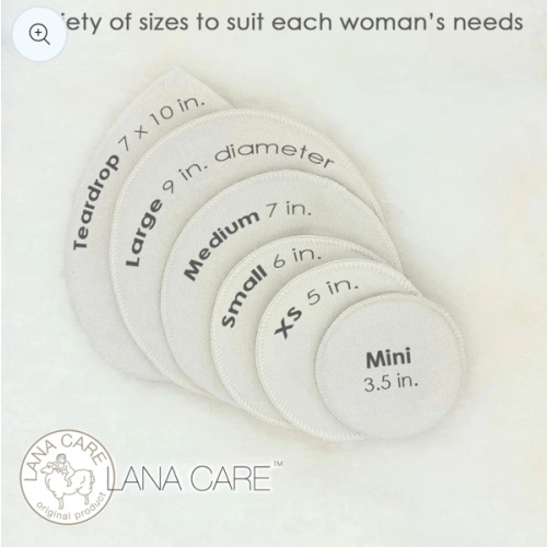 LANACare Merino Wool Nursing Pads, Style "Softline" – Danish Woolen Delight