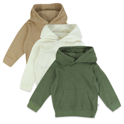 3-Pack Cotton Thermal Hoodie | Honest Baby Clothing