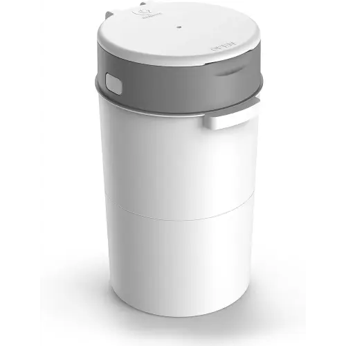 Bellababy Diaper Pail, Upgrade Baby Diaper Bin with Double Odor Locking, Includes 1 Refill (270 inches/pcs), Compact Design for Nursery