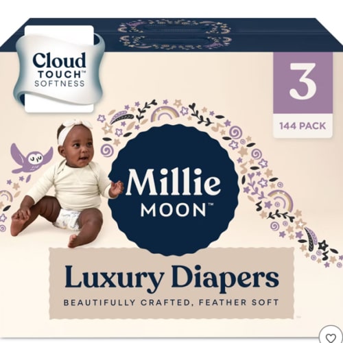 Millie Moon Luxury Disposable Diapers - Size 3 - 192ct