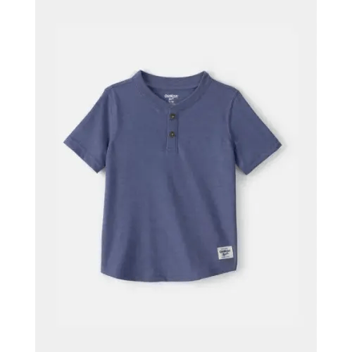 Toddler Boy Short-Sleeve Henley T-Shirt - Navy - OshKosh B'gosh | Carter's