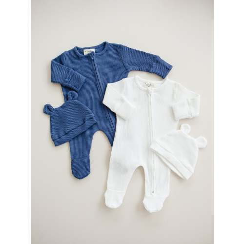 Luna + Luca Bear Waffle Set - White – Nature Kids Co.