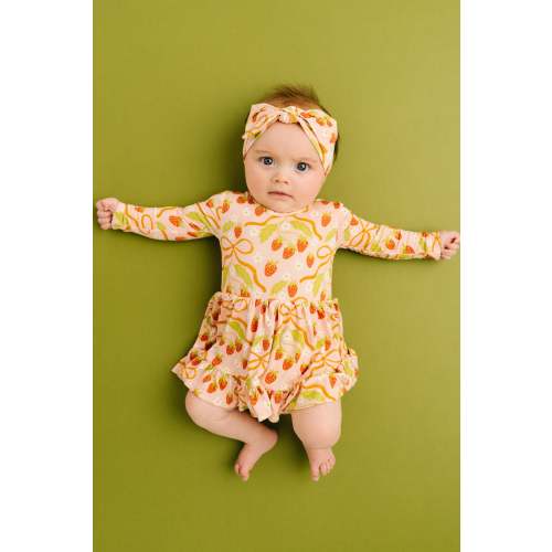 Sweet Strawberry Bodysuit Bamboo Dress