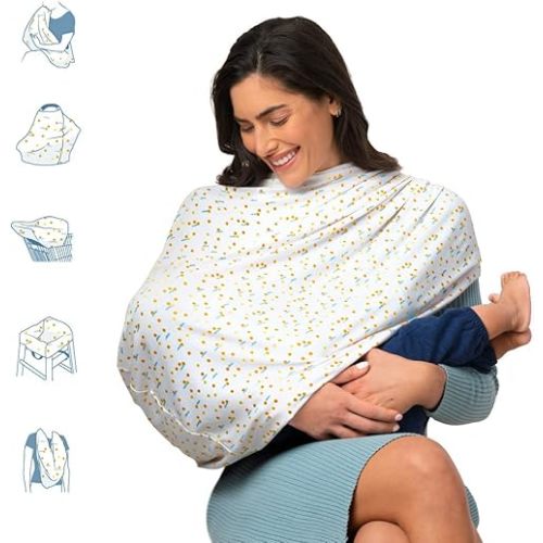 Munchkin® Milkmakers® 5-in-1 Nursing Cover, Quiet Skies