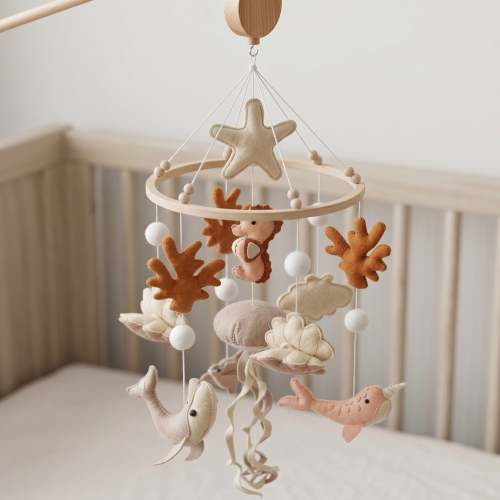 Musical Crib Mobile Set with Arm