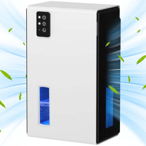 EGEH Dehumidifier for Home, 95 oz Water Tank, 800 sq.ft Auto Shut off Small Dehumidifiers for Bathroom Bedroom with 7 Colors LED Light (White)