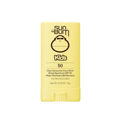 Sun Bum Kids SPF 50 Clear Face Stick Sunscreen - Travel Size, 0.53 oz