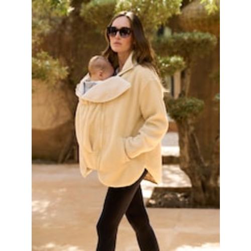 Buy Seraphine Cream Borg Maternity & Baby-Wearing 3-in-1 Fleece Jacket from Next USA-US16