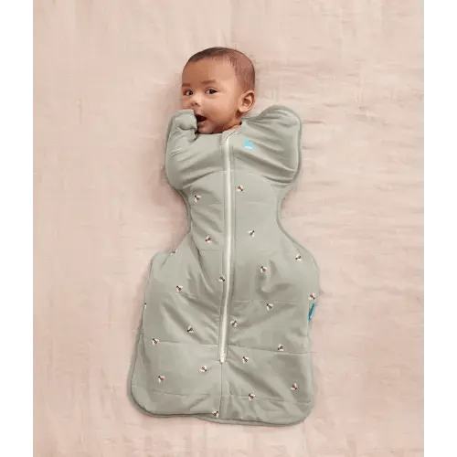 Swaddle Up™ 2.5 TOG Cotton Olive Bees