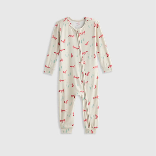 Bamboo One Piece Pajama - Baby in Fox