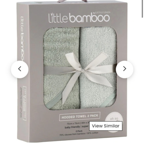 Hooded Towel 2 Pack in Bayleaf