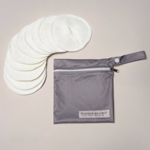 Kindred Bravely Organic Viscose from Bamboo Breast Pads Twilight Busty - 10pk