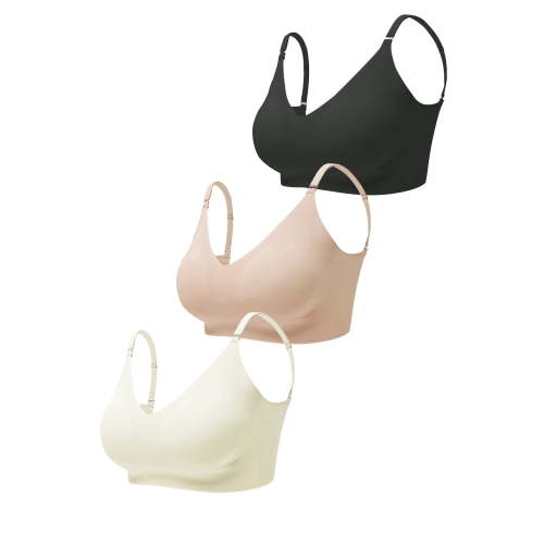 Seamless Nursing Bras for Breastfeeding Maternity Bra for Pregnancy Wireless Comfort Sleep Bralette with Extender