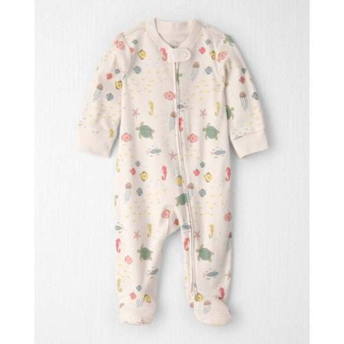 Baby Organic Cotton Sleep & Play Pajamas in Under the Sea - Little Planet | Carter's