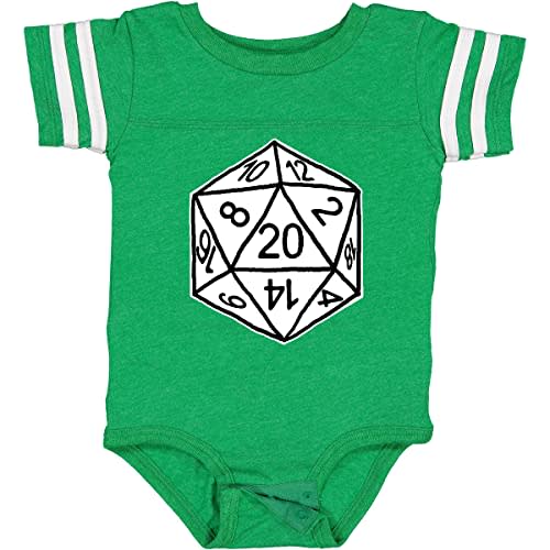 inktastic 20 Sided White Dice Baby Bodysuit - Gus Fink Studios