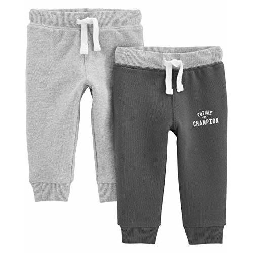 Simple Joys by Carter's Baby Boys' 2-Pack Athletic Knit Jogger Pants
