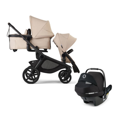 Kangaroo Tandem Stroller Travel System Bundle