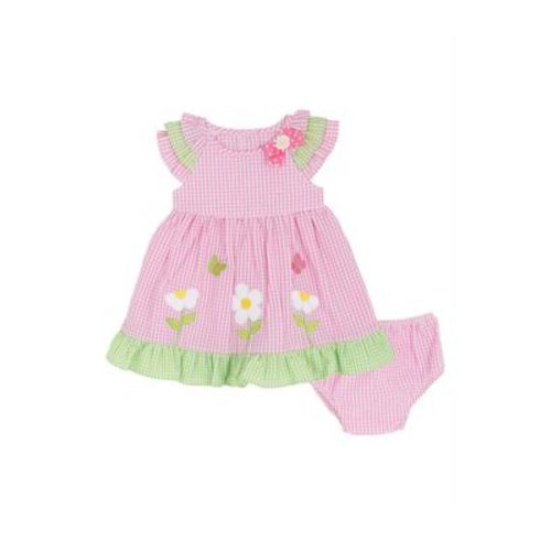 Baby Girls Daisy Appliqué Dress