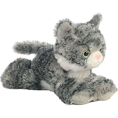 Aurora® Adorable Mini Flopsie™ Lily™ Stuffed Animal - Playful Ease - Timeless Companions - Gray 8 Inches
