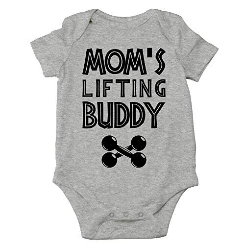 CBTwear Mom's Lifting Buddy - Baby Clothes - Funny Newborn Bodysuit Outfits for Boys and Girls