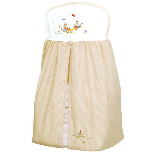 Diaper Stacker Monkey Business Yellow