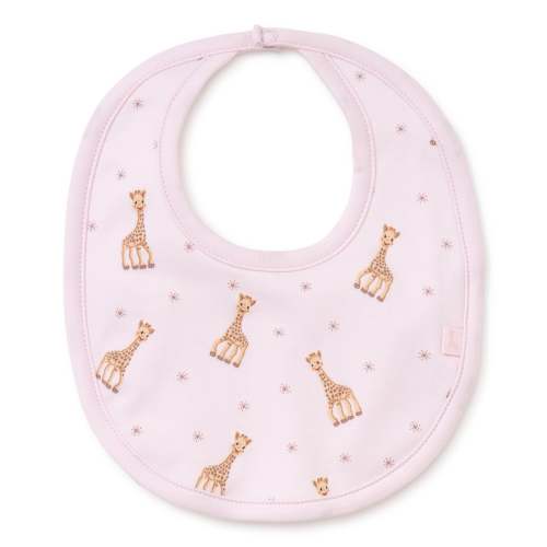 Sophie la girafe Pink Print Bib