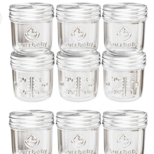 3.5oz Glass Breast Milk Storage Containers