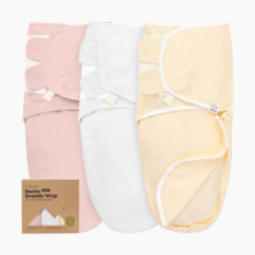 KeaBabies Soothe Zippy Swaddle Wraps (3 Pack) - Daffodil, One Size