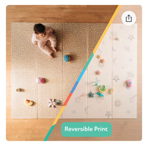 Reversible Floor Mat | Rainbows & Sky
