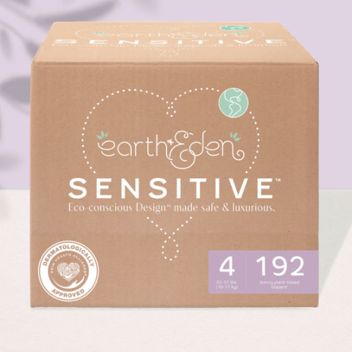 Earth & Eden Baby Diapers, Size 4, 192 Count – Earth & Eden Brand