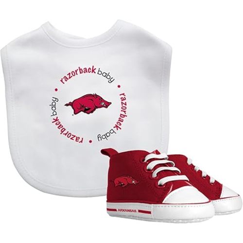 BabyFanatic 2 Piece Gift Set - NCAA Arkansas Razorbacks - Officially Licensed Baby Apparel