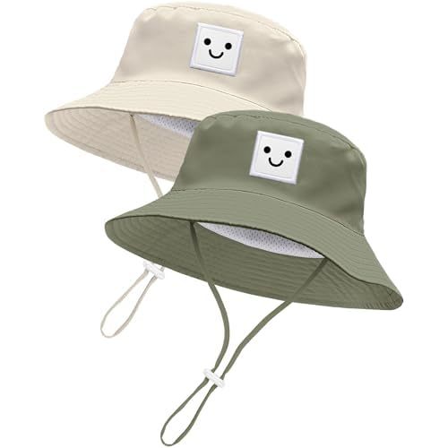 Baby Sun Hat Toddler Bucket Hats UPF 50+ Kids Summer Sun Protection Beach Hat for Boys Girls