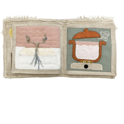 Lorena Canals Cool Kids Eat Healthy Textile Book | Modern Nursery™