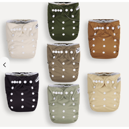 Nora's Nursery - 7 Pack Cloth Diapers, Down to Earth