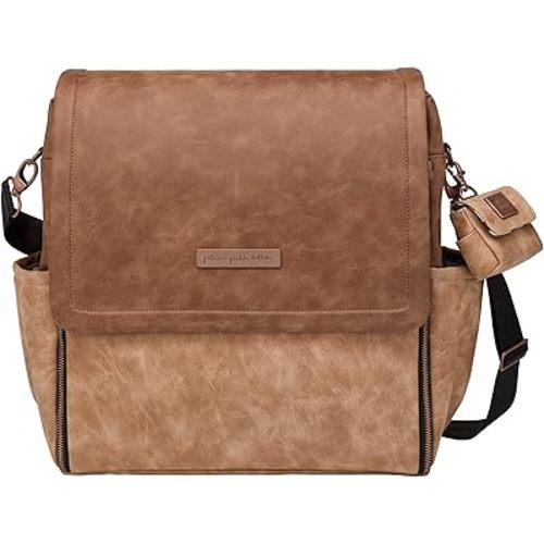 Petunia Pickle Bottom Boxy Backpack, Diaper Bag, Stylish Baby Bag, Spacious Backpack, On-The-Go Moms, Brioche