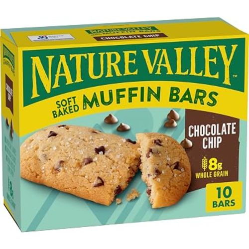 Nature Valley Chocolate Chip Soft Baked Muffin Bars, 10 ct, 12.4 oz