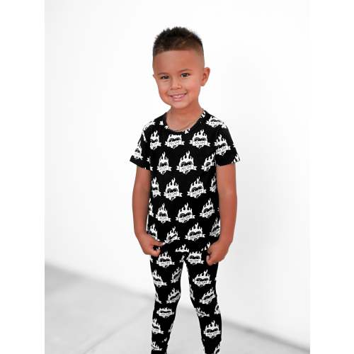 Bamboo Two Piece Set in Mad Love For My Mama [Midnight Edition]