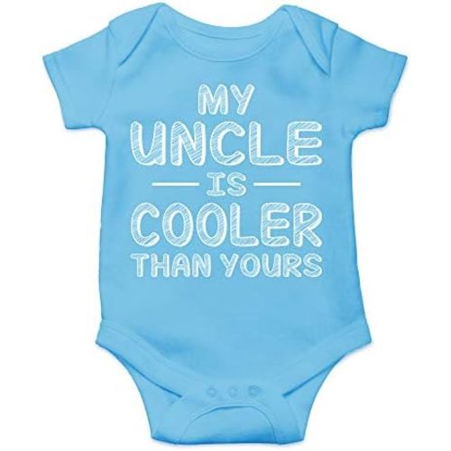 CBTwear My Uncle Is Cooler Than Yours Baby Bodysuit Adorable Romper Clothing Funny Infant Outfit