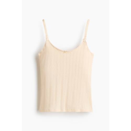 MAMA POINTELLE NURSING STRAPPY TOP