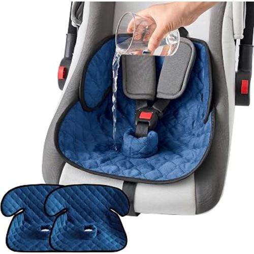 2 Pack Waterproof Piddle Pads Carseat Potty Training Car Seat Protector Waterproof Car Seat Liner Cover to Prevent Pee