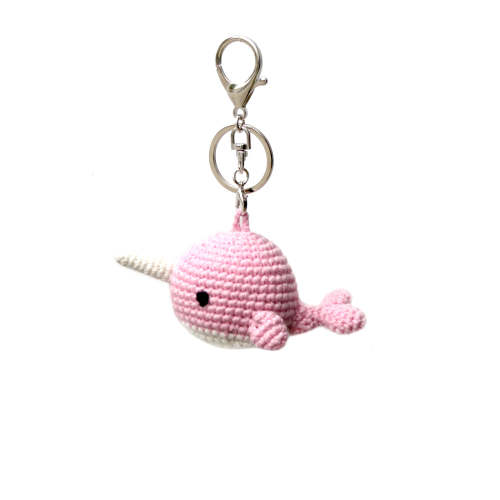 Backpack Charm - Narwhal (pink) – Cheengoo