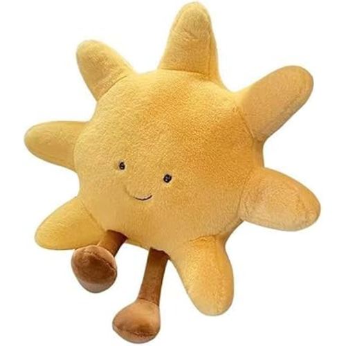 JOSON Sun Shaped Plush Toys, Soft Bedside Sofa Pillows, Used for Home Decoration as Birthday Gifts for Children and Girls (Sun)