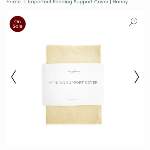 Imperfect Feeding Support Cover | Honey
