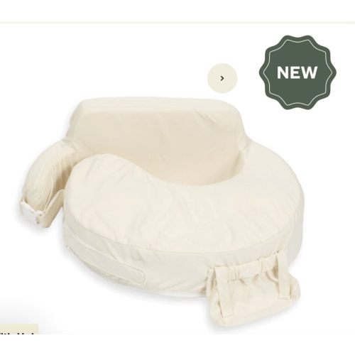 Super Deluxe Oat Nursing Pillow with 100% Organic Cotton Cover