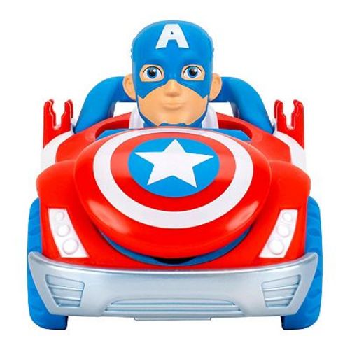 Marvel Spidey & Friends Web Dart Zoomers Vehicle with Captain America Accessory