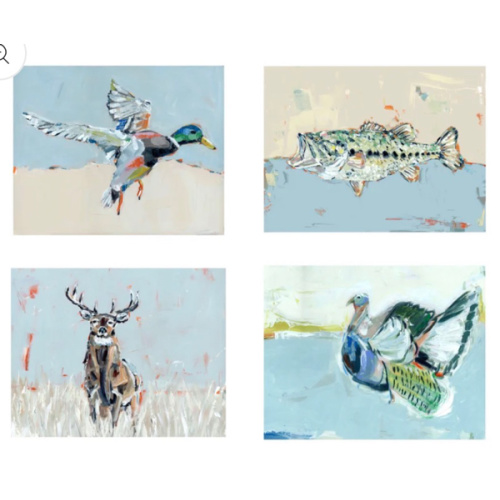 Southern Raised Mallard Fish Deer Turkey Fine Art Print