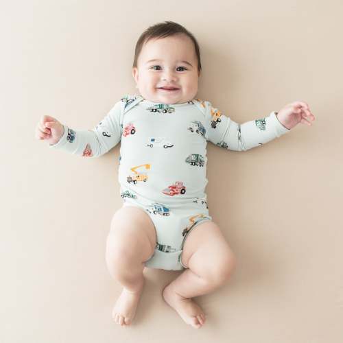 Long Sleeve Bodysuit in City Vehicles