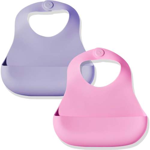 Magnetic Silicone Bib 2-Pack
