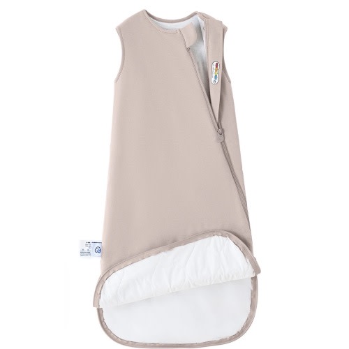 All Season Sleeveless Sleep Sack 1.0 TOG - Organic Cotton & Camel Wool - Dusty Pink
