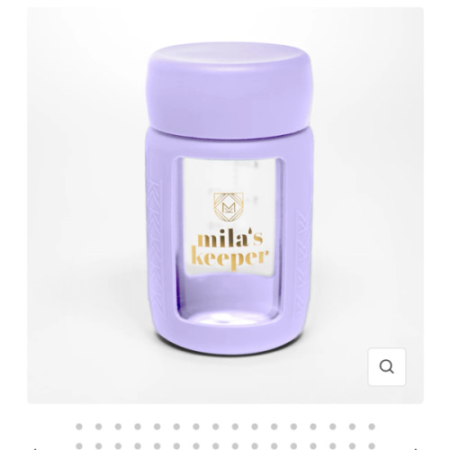 Mila’s Keeper Glass Breast Milk Bottles (Set of 2)